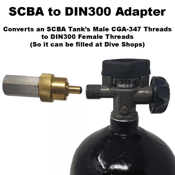 SCBA CGA-347 to DIN 300