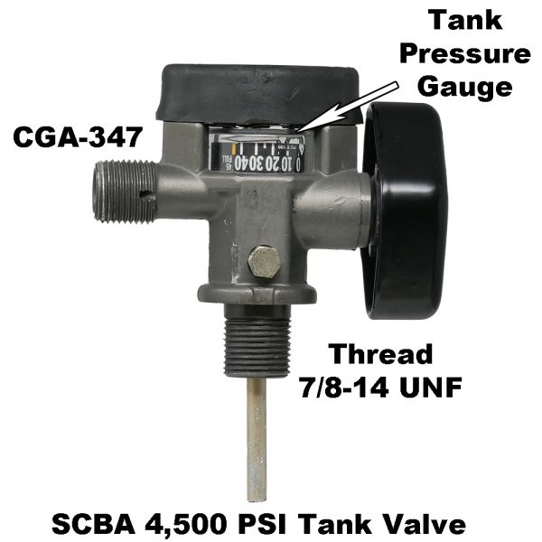Interspiro SCBA Cylinder Valve 4500 PSI - Used