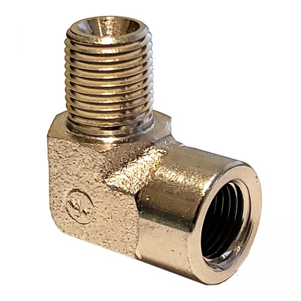 90-Degree 1/8 FNPT to 1/8 MNPT Fitting
